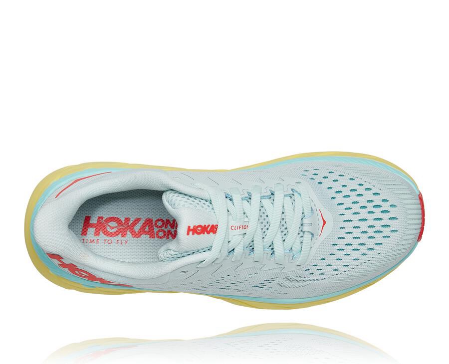 Hoka One One Hardloopschoenen Dames - Clifton 7 - Blauw - QJ0965413